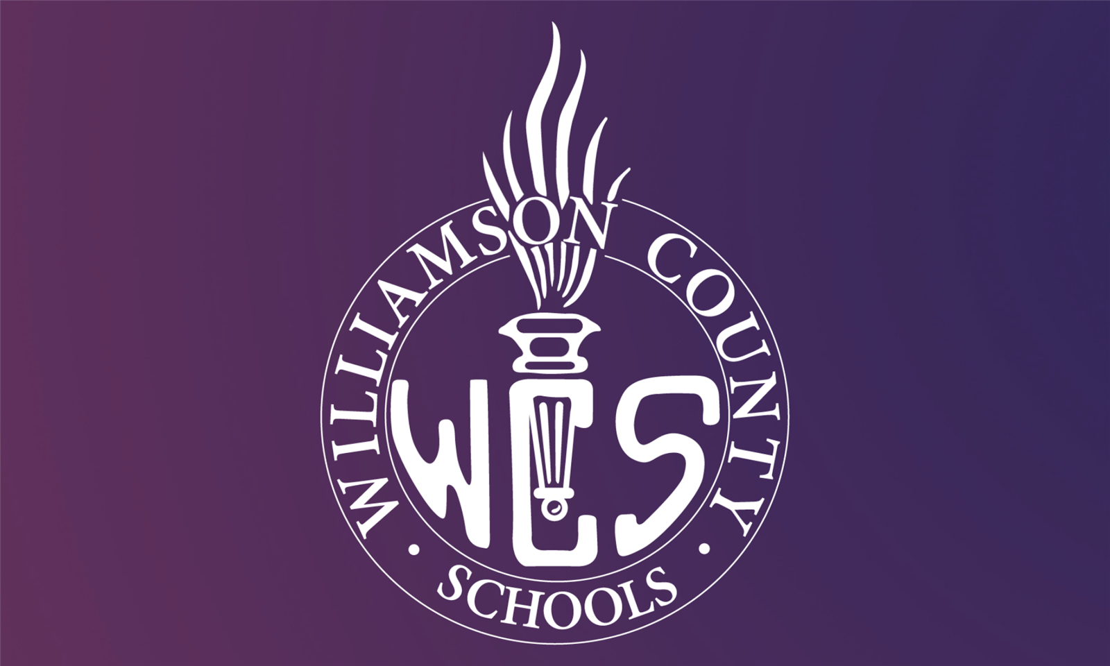 WCS Logo on purple background